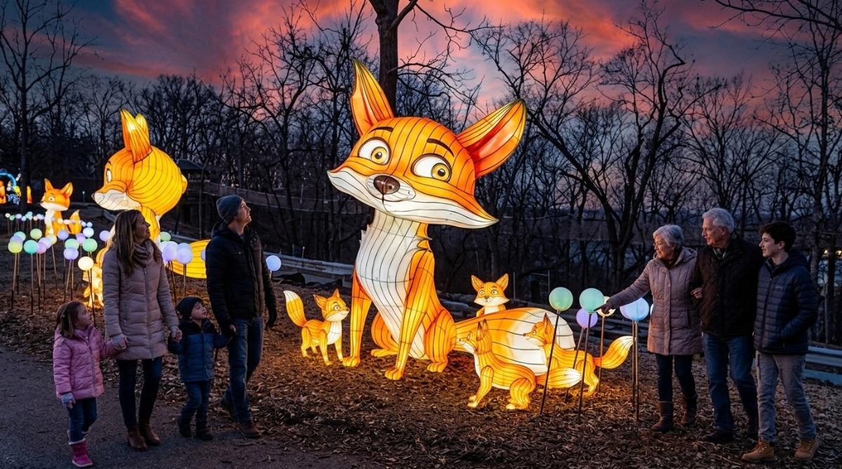 a luminous fox